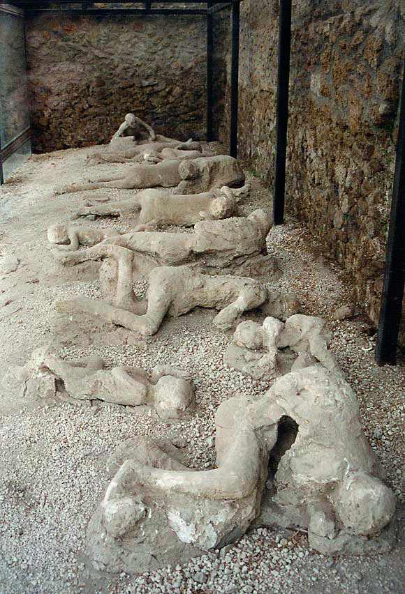 Pompeii ldozatait betemette a vulkni hamu (forrs: wikipedia.hu)